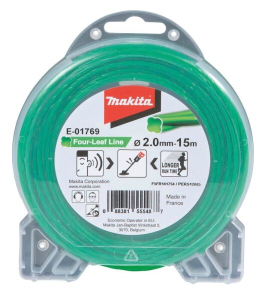makita E-01769 Mähfaden 2,0 mm x 15,0 m