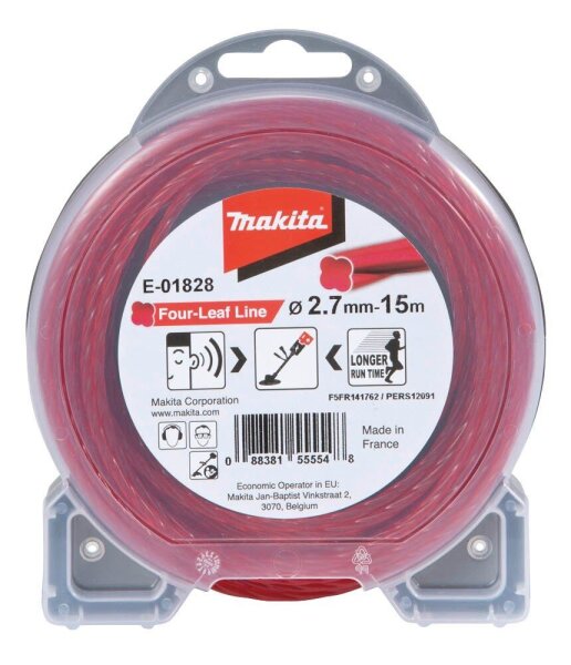 makita E-01828 Mähfaden 2,7 mm x 15,0 m