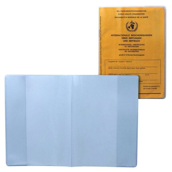 KRANHOLDT Dokumentenhüllen transparent 13,0 x 9,5 cm, 2 St.
