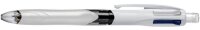 BIC 4-Farben-Kugelschreiber 4 Colours 3+1 HB grau, Schreibfarbe: schwarz, blau, rot, grau, 1 St.