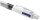 BIC 4-Farben-Kugelschreiber 4 Colours 3+1 HB grau, Schreibfarbe: schwarz, blau, rot, grau, 1 St.