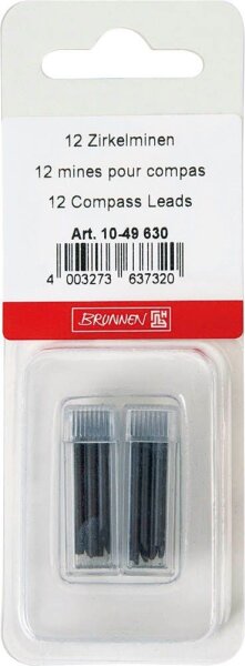 BRUNNEN Zirkelminen HB 2,0 mm, 12 St.