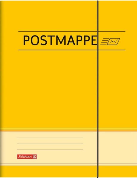 BRUNNEN Sammelmappe Postmappe DIN A4 gelb, 1 St.