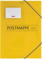 BRUNNEN Eckspanner Postmappe DIN A4 gelb, 1 St.