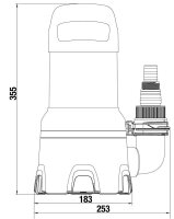 GARDENA Schmutzwasser-Tauchpumpe 16000 450 W