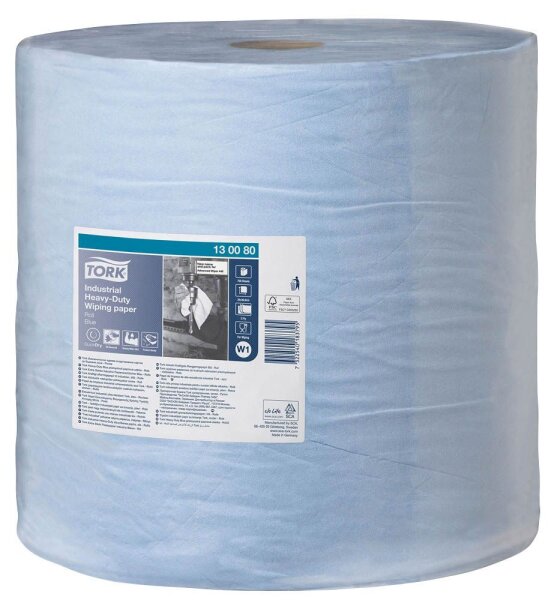 TORK Putztuchrolle Advanced 440 3-lagig blau, 750 Blätter, 1 Rolle