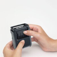 trodat Datumstempel mit Text "Gebucht" printy-dater 4750/L7 selbstfärbend blau rot, 1 St.