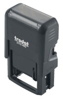 trodat Textstempel printy 4822 selbstfärbend schwarz ohne Logo, 1 St.