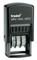 trodat Datumstempel mit Text "Gebucht"...