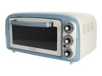 Ariete Vintage Minibackofen 1.380 W weiß/blau
