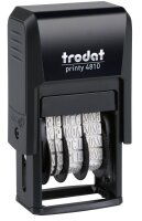 trodat Datumstempel printy-dater 4810 selbstfärbend schwarz, 1 St.