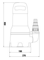 GARDENA Schmutzwasser-Tauchpumpe 25000 1100 W