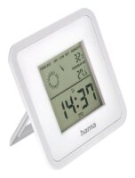 hama Borneo Thermo-Hygrometer weiß, 1 St.