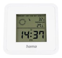 hama Borneo Thermo-Hygrometer weiß, 1 St.