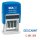 COLOP Datumstempel mit Text "Gescannt" Mini-Dater S 160/L selbstfärbend blau rot, 1 St.
