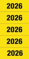 HERMA Inhaltsschilder 2026 gelb, 100 St.