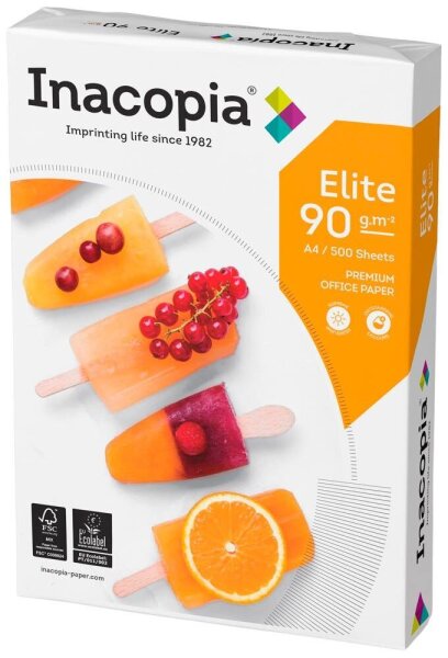 Inacopia Kopierpapier elite DIN A4 90 g/qm 500 Blatt