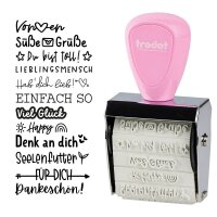 trodat Creative Mini Motivstempel Nette Botschaften 30 x...