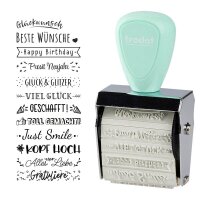 trodat Creative Mini Motivstempel Beste Wünsche 30 x...