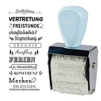 trodat Creative Mini Motivstempel Schulplaner 30 x 5 mm,...