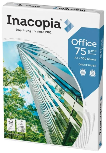 Inacopia Kopierpapier office DIN A3 75 g/qm 500 Blatt