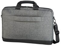 hama Laptoptasche Terra Kunstfaser grau 196601 bis 39,6 cm (15,6 Zoll)
