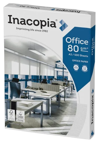 Inacopia Kopierpapier office DIN A3 80 g/qm 500 Blatt