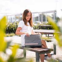 hama Laptophülle Terra Kunstfaser grau bis 33,8 cm (13,3 Zoll)