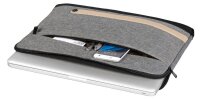 hama Laptophülle Terra Kunstfaser grau bis 39,6 cm...