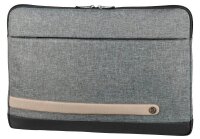 hama Laptophülle Terra Kunstfaser grau bis 39,6 cm (15,6 Zoll)