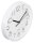 hama Wanduhr Salina weiß Kunststoff, Ø 22,0 cm