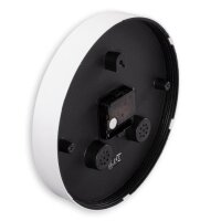 hama Wanduhr Elba weiß Kunststoff, Ø 25,0 cm