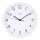 hama Wanduhr Elba weiß Kunststoff, Ø 25,0 cm