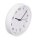 hama Wanduhr Elba weiß Kunststoff, Ø 25,0 cm