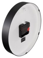 hama Wanduhr Salina weiß schwarz Kunststoff, Ø 22,0 cm