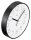 hama Wanduhr Salina weiß schwarz Kunststoff, Ø 22,0 cm