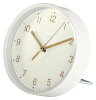hama Wanduhr Madeira weiß Kunststoff, Ø 16,0 cm