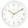 hama Wanduhr Madeira weiß Kunststoff, Ø 16,0 cm