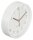 hama Wanduhr Madeira weiß Kunststoff, Ø 16,0 cm