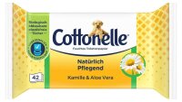 Cottonelle Feuchtes Toilettenpapier Pflegend 1-lagig, 42...