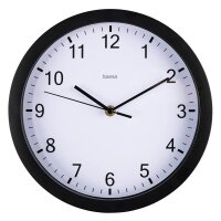 hama Wanduhr Elba weiß schwarz Kunststoff, Ø...