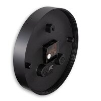 hama Wanduhr Elba weiß schwarz Kunststoff, Ø 25,0 cm