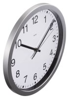 hama Wanduhr Mallorca weiß silber Kunststoff,...