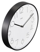 hama Wanduhr Korsika weiß schwarz Kunststoff,...
