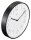 hama Wanduhr Korsika weiß schwarz Kunststoff, Ø 30,0 cm