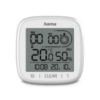 hama Zypern Thermo-Hygrometer weiß, 1 St.