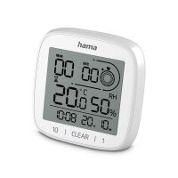hama Zypern Thermo-Hygrometer weiß, 1 St.