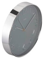 hama Wanduhr Korsika grau silber Kunststoff, Ø...