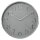 hama Wanduhr Korsika grau silber Kunststoff, Ø 30,0 cm