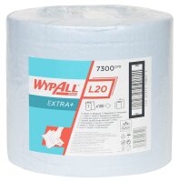 WYPALL Putztuchrolle L20 EXTRA+ 2-lagig blau, 500...
